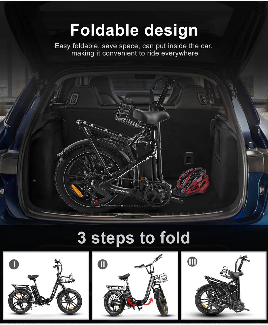 samebike c05 pro 36v 13ah akku 500w motor step through faltbares fat tire e bike samebike c05 pro 36v 13ah akku 500w motor step through faltbares fat tire e bike